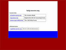 Tablet Screenshot of help.nacase.org